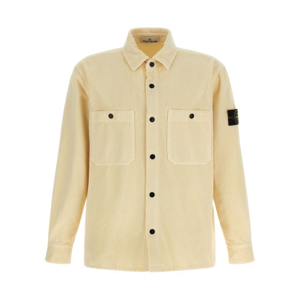 Stone Island Beige Cotton Men's Blouse